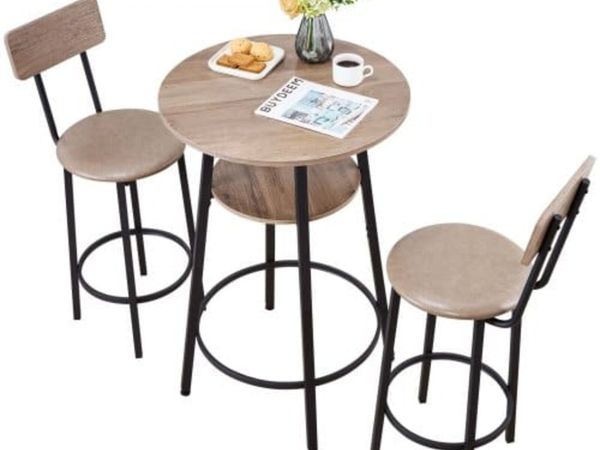 Bar Table, 3PCS 596.9mm Bars Tables Set, Bar Table - Main image