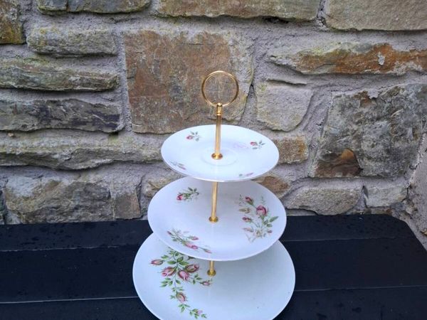 Roses china 3 tiers cake stand - Main image