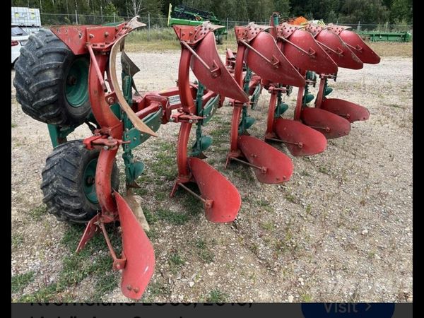 Keverneland EO85 6 furrow on land in furrow plough - Main image