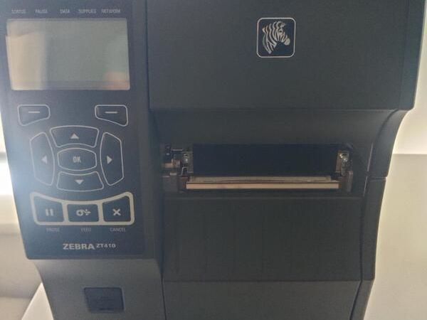 Zebra ZT410 Industrial Thermal Label Printer - 203 DPI - Great Condition - Main image