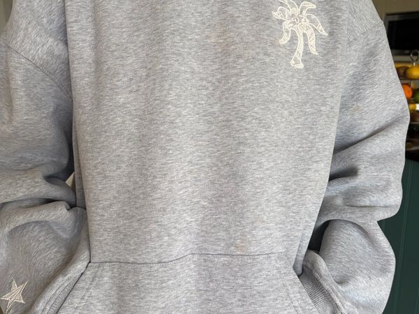 Pink Palm Puff Hoodie - Main image