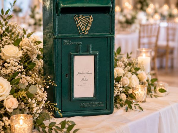 Wedding Post Box/ Postbox Hire- Lockable card box - Main image