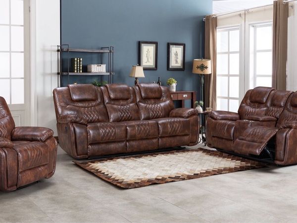 New Brown leather Santiago Sofas - Main image