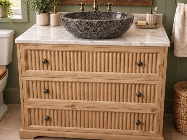 Handmade sink stands, cabinets, pine workshop - Main image
