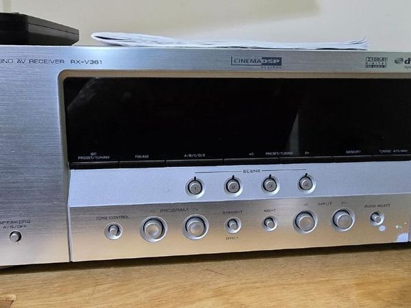 YAMAHA AMPLIFIER/AV RECIVER AND 5.1 SPEAKERS - Main image