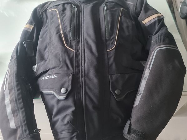 Richa aqua shell textile jacket and trousers - Main image