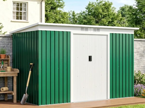 Brand New Black Shed 9ft x4ft - Main image