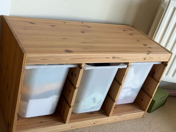 ikea wooden storage cabinet - Main image