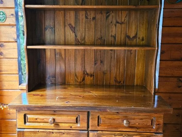 Large Solid Pine Welsh Dresser – Heavy, Traditiona - Main image