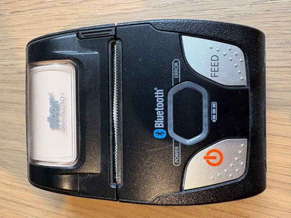 Star SM-S230i Mobile Receipt Printer, Untested - Main image