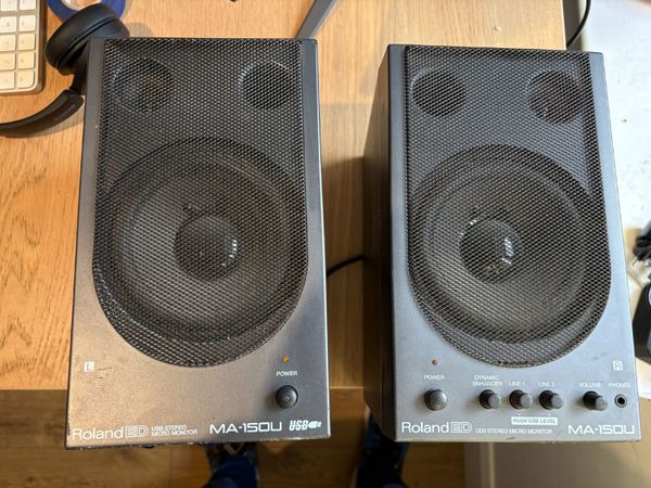 Roland MA-150U Powered Speakers, Pair, Untested - Main image