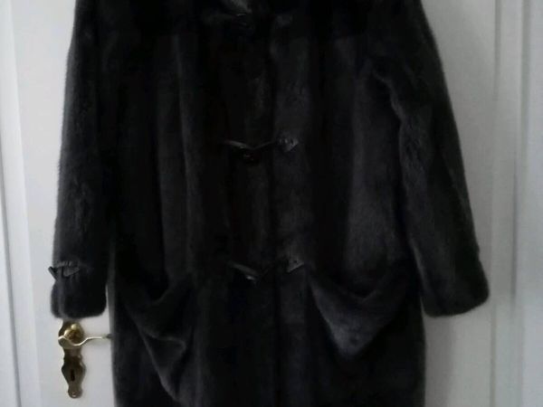 blue mink für coat - Main image