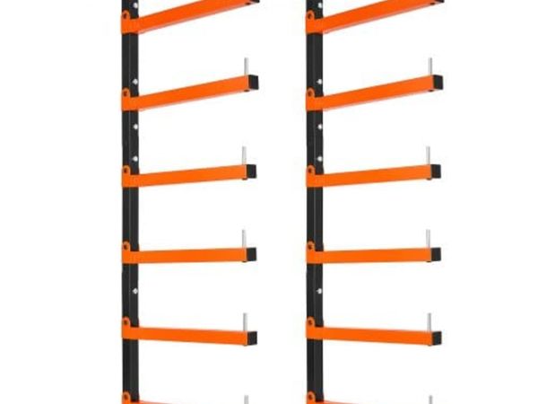 Lumber Rack, 6-Tier 2-Pack 50 kg per Tier, Foldabl - Main image