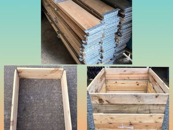 Foldable Stackable Pallet Collars/Veg Boxes - Main image