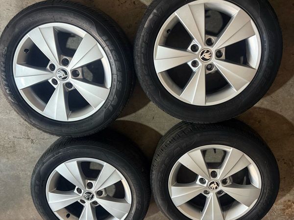 Skoda set of wheels for sale - Main image