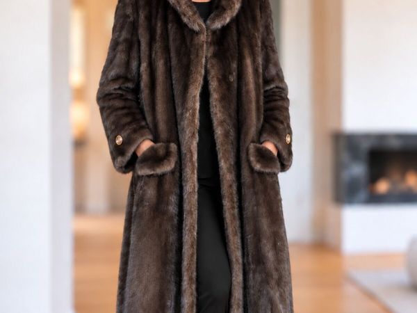 Norwich Fur Co. –  Genuine Mink Fur Coat - Main image