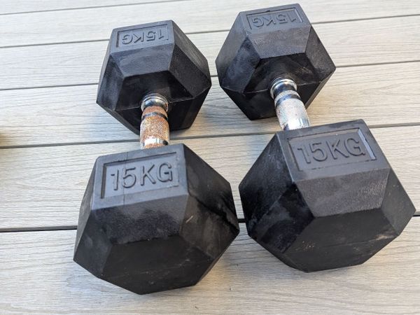 15 kg Hex Dumbbells - Main image