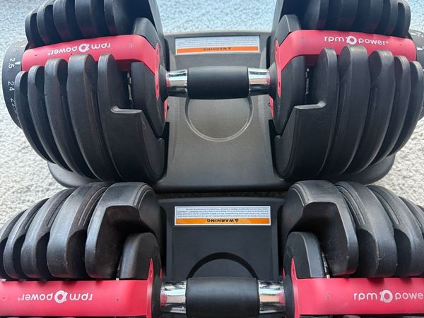 RPM Power 24KG Adjustable Dumbbells Set - Main image