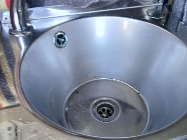 Staneless steel cabbinet sink unit complete - Main image
