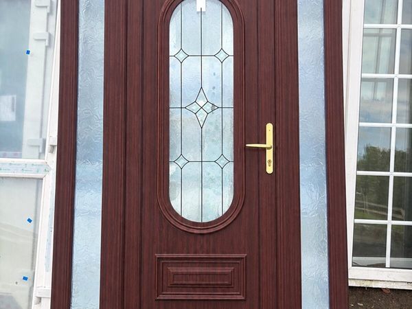 Beautiful Front UPVC Door Rosewood - Main image