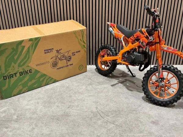 50cc 2stroke key and pull start mini dirt bike - Main image