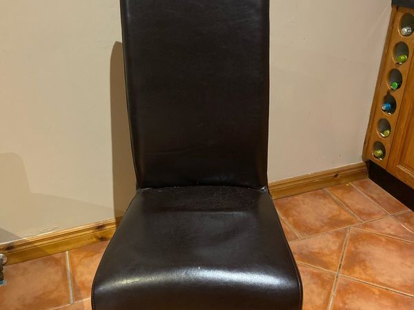kitchen chairs leather (4) - Main image