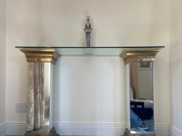 Rare Pair Mirrored plinths By Deknudt - Main image