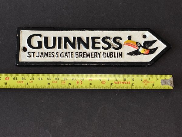 Guinness Cast Iron Collectable Sign - Main image