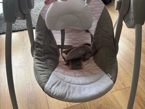 Ingenuity portable baby swing - pink - Main image