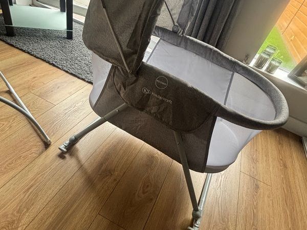 Kinderkraft Baby Cot/Cradle - Grey - Main image