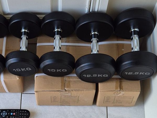 2xbrand new sets of dumbbells , 2x12.5kg&2x10kg - Main image
