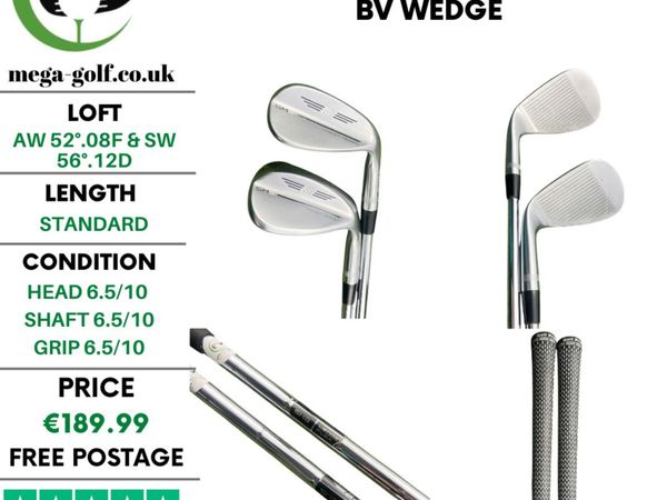 Titleist SM9 Wedges Aw 52°.08F & Sw 56°.12D - Main image