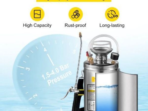 Stainless Steel Sprayer 6L Household - Main image