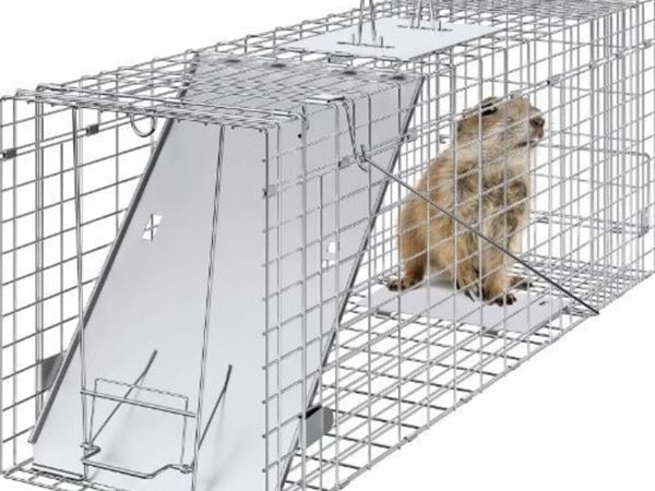 Live Animal Cage Trap, 79 x 25 x 30.5 cm - Main image