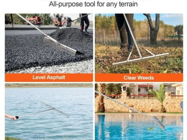 Landscape Rake, 915mm Head Aluminum - Main image