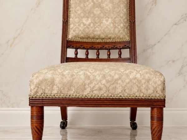 Victorian ladies slipper chair - Main image