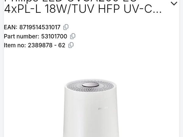 Air purifier disinfection - Main image
