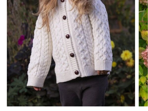 Genuine Aran kids Cardigan - Main image