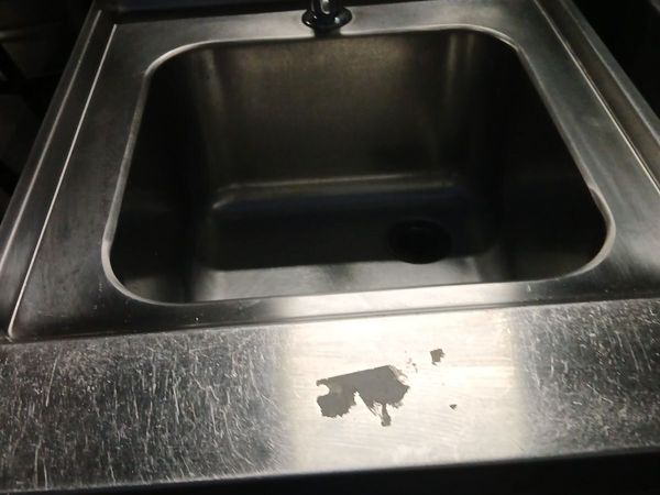 Staneless steel cabbinet sink unit complete - Main image