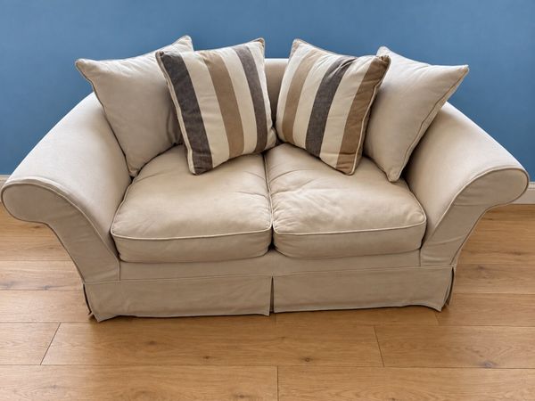 Cream 3+2 Seater Sofa Set – FREE Delivery - Main image