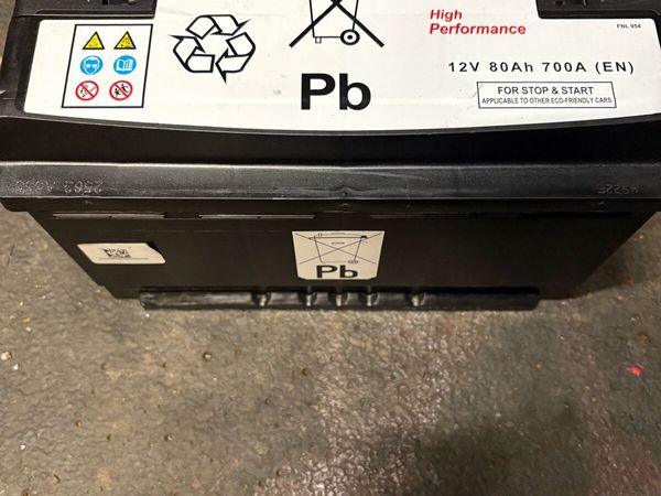 Stop and start battery fully charged. Pm - Main image