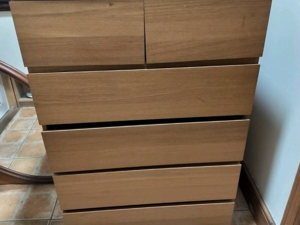 Chest of 6 drawers Malm - Main image
