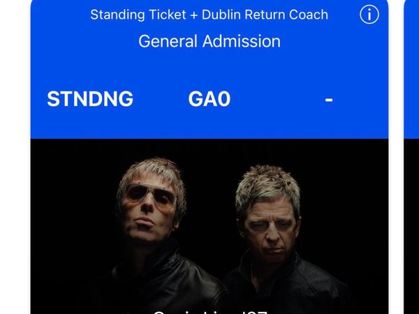 2x Oasis Tickets - Slane 05 Sept 2027 - Main image
