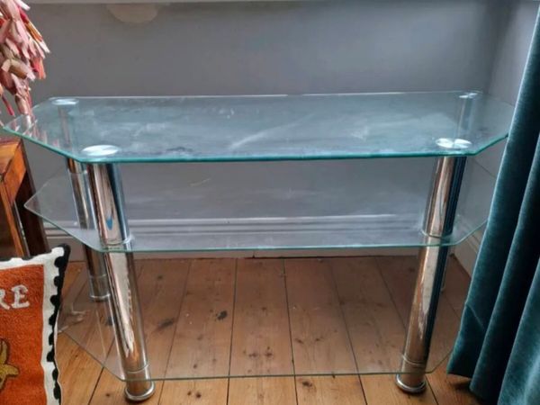 Glass tv stand. Free to take away - Main image