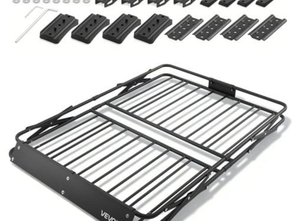 Roof Rack Cargo Basket, 1168 x 914 x 102 mm, Heavy - Main image