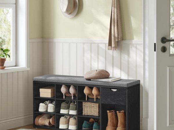 New shoe bench with drawer - FREE POST - Main image