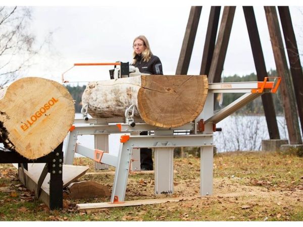 Logosol chain sawmill F2+ 4m & 2 x 0,5m extensions - Main image