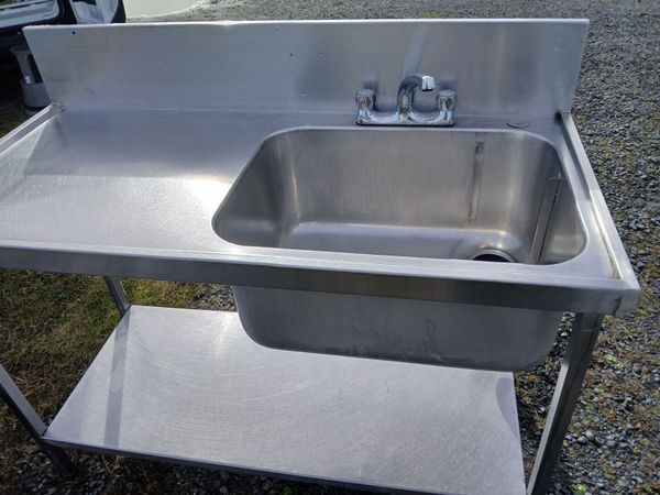 Staneless steel cabbinet sink unit complete - Main image