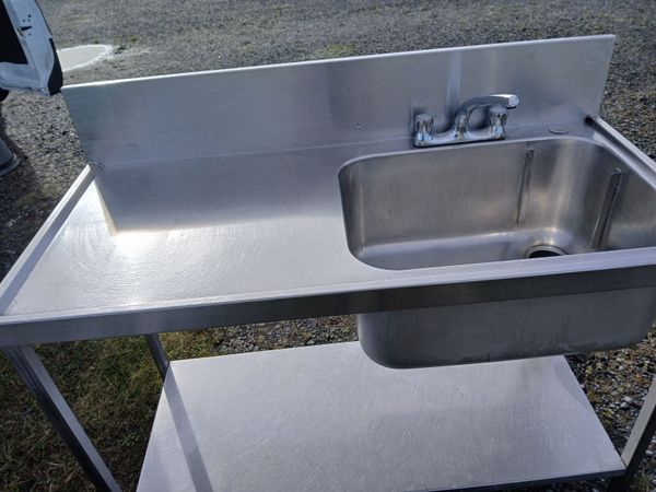 Staneless steel cabbinet sink unit complete - Main image