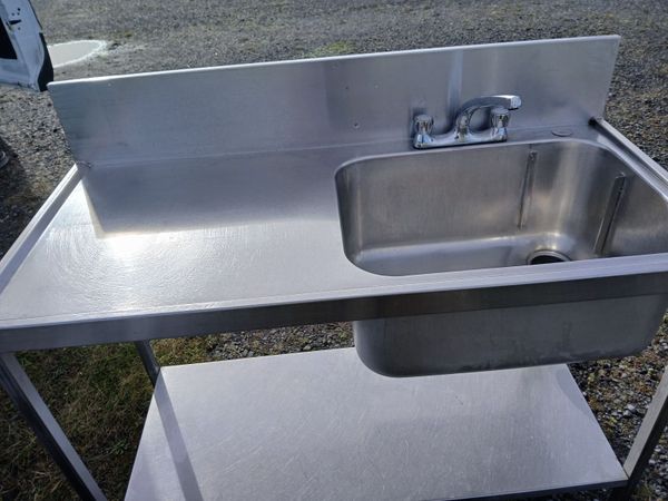 Staneless steel cabbinet sink unit complete .... - Main image